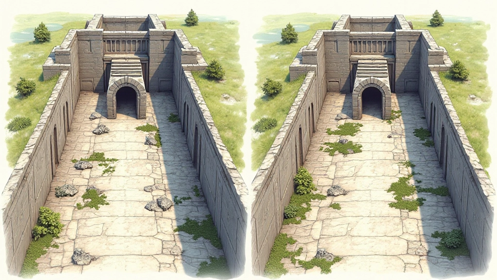 Split screen comparison of two level designs, one showing monotonous enemy placement and one showing varied pacing